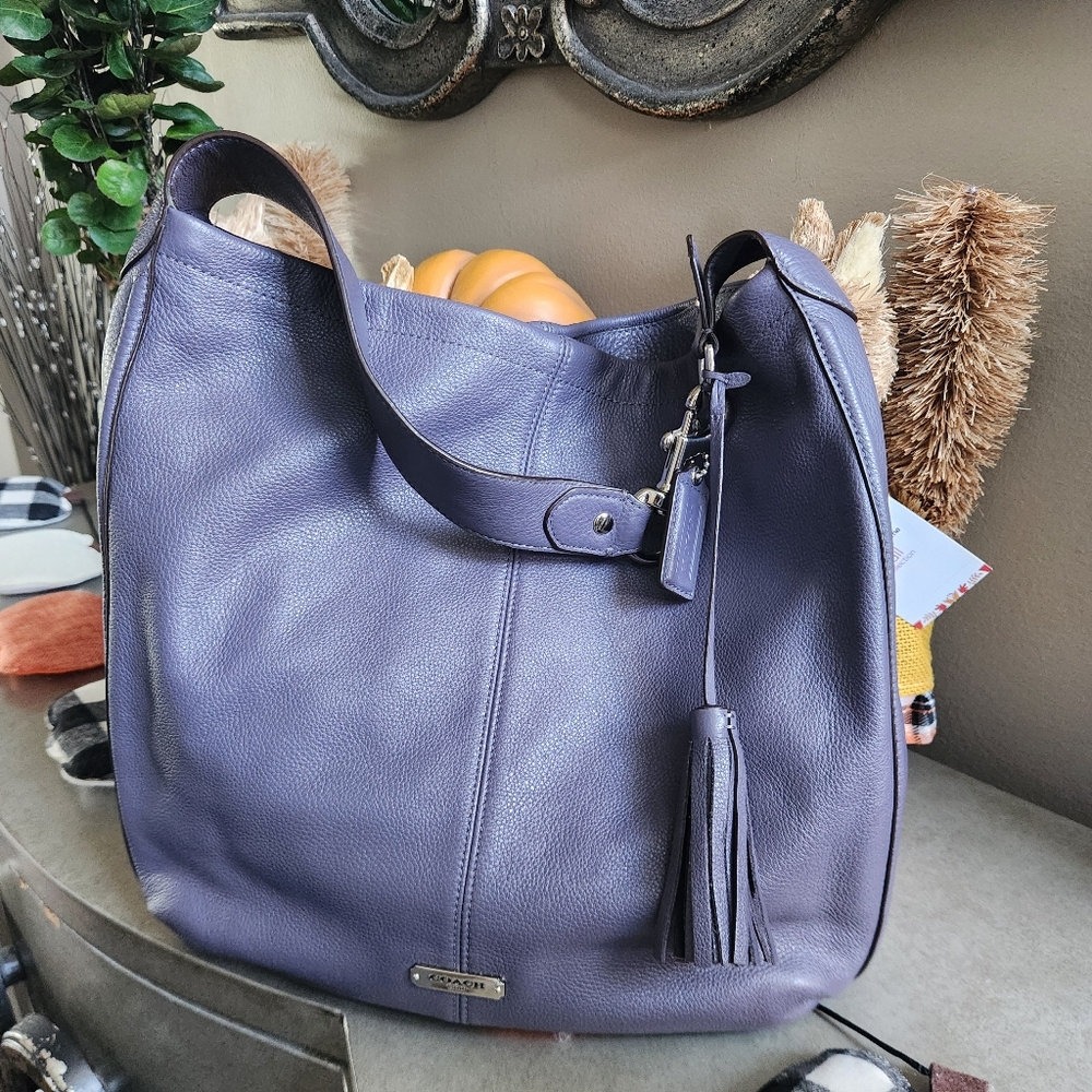 Coach Large Leather Hobo Bag